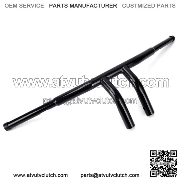 Black 8" Rise 1-1/4" T-Bars Handlebar For Harley Touring Road King Electra Glide (For: Harley-Davidson)