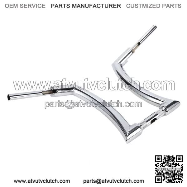 Chrome 16" Rise Hanger Handlebars For Harley Touring Dyna Softail Sportster (For: Harley-Davidson)