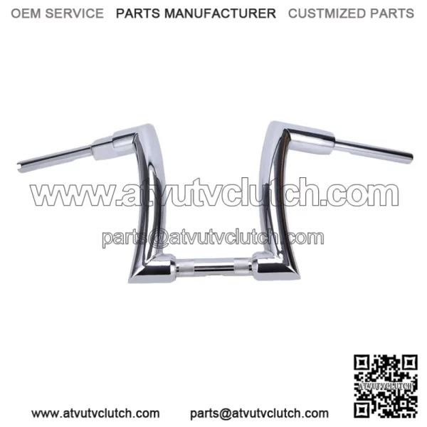 12" Rise 2" Hanger Handlebars For Harley Touring Sportster XL 883 1200 48 (For: Harley-Davidson)