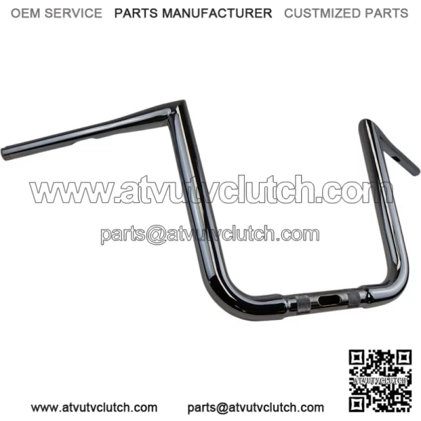 Chrome 12" Ape Hanger Handlebars 2015-2022 Harley Road Glide FLTRX