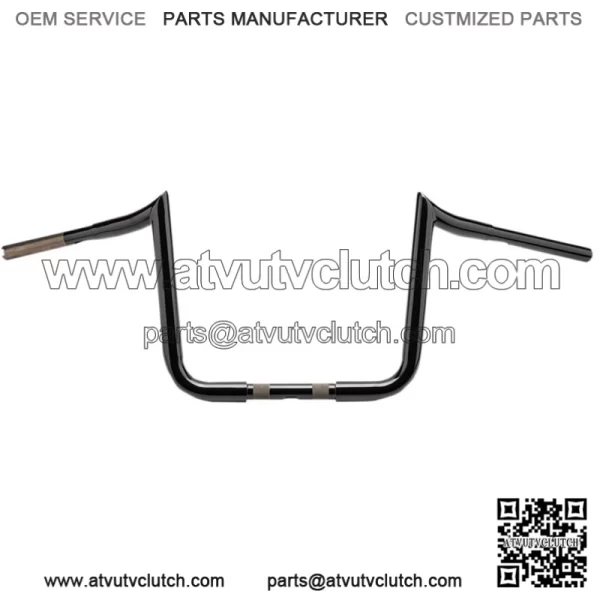 Gloss Black 13" Prime Ape 1-1/4" Motorcycle Handlebars Harley Bagger
