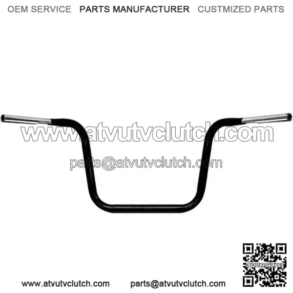 Flat Black 8" Hefty Prime Ape Handlebar 2015-2020 Harley Road Glide
