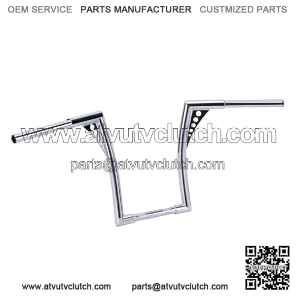 16" Rise Chrome Hangers Handlebar For Harley Dyna Sportster XL 883 1200