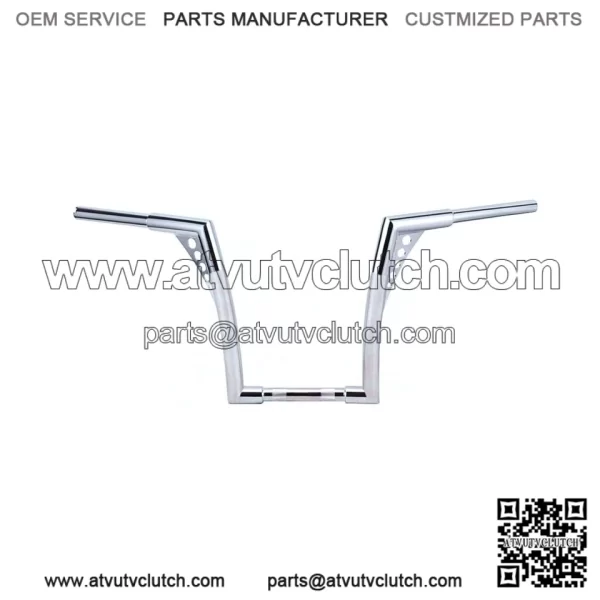 14" Rise Chrome Hangers Handlebars For Harley Softail Dyna Sportster XL