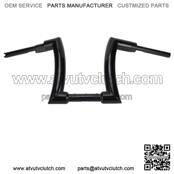 Glossy Black (12") Hanger Bars Handlebars For Harley Dyna FLST FXST Sportster XL