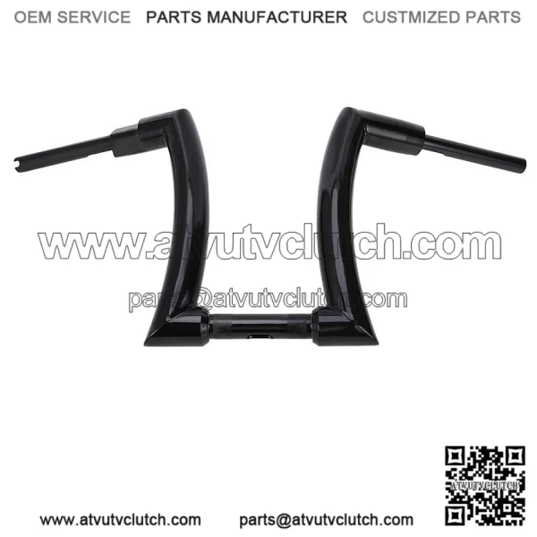 Glossy Black (14") Hanger Bars Handlebars For Harley Dyna FLST FXST Sportster XL