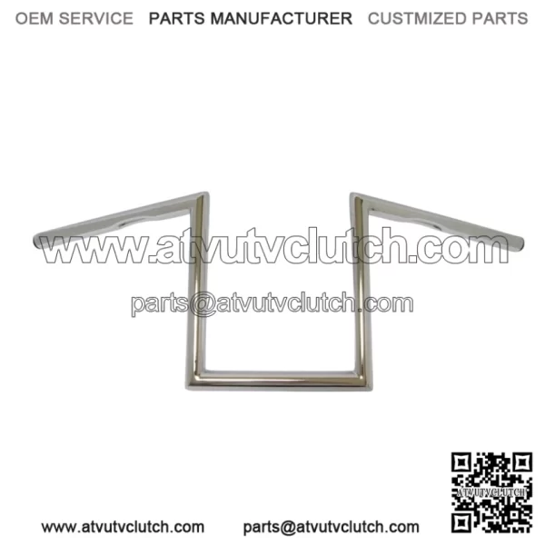 1" Traditional Z-Bar Handlebar 10" Chrome Harddrive 21-234