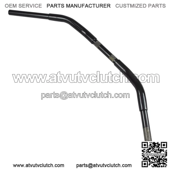 Black Classic Style 1-1/4" Handlebar - 0601-4243