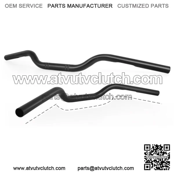7/8" 22mm Drag Handlebar Tracker Black For Can Am Outlander 650 700 800 1000 - Image 2