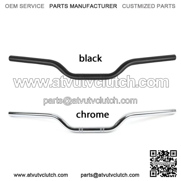 7/8" Handle Bar Tracker Drag Handlebar Chrome For Yamaha XT 450 500 600 750 660 - Image 2