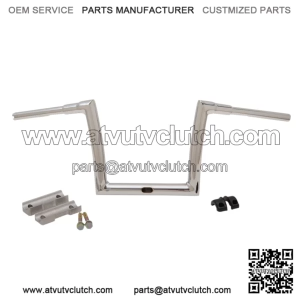 1-1/2" Touring Strip Handlebar 10" Rise Chrome 0601-5197