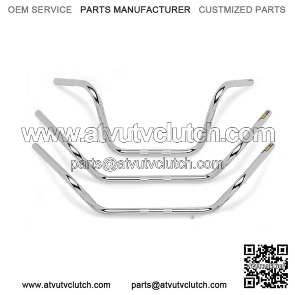 1in. Handlebar Low-Rise Drag Bar (Dimpled) - Chrome 300915