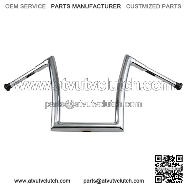 1.5" Strip Handlebars 14" Chrome 0601-4886