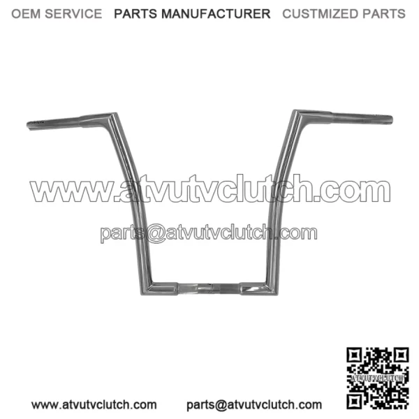 Inc. 1-1/4" EZ Install Flat Top Handlebar 16" Chrome 707016