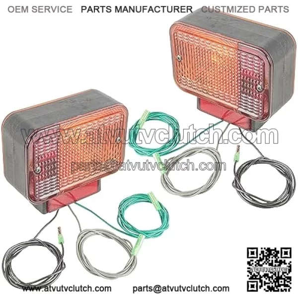 Left and Right Taillight Assembly Compatible with John Deere 3032E 3038E Before - 610000