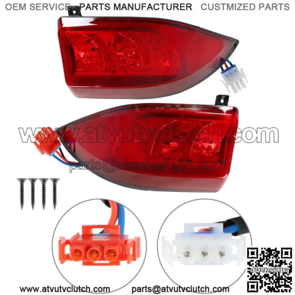 For Club Car Precedent and Tempo LED Tail Light 2004-up Rear Light 12V 3 wire