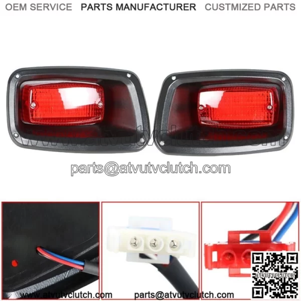 Golf Cart Full LED Rear Tail Light 2 LED Taillights Fit For Ezgo Txt ST