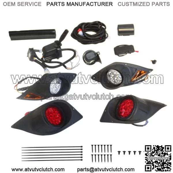 07+ Golf Cart LED Light Kit for Yamaha G29 YDR Drive &Turn Signal Horn Brake 12V