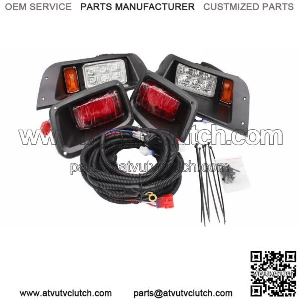 Headlight & Taillight LED Kit For EZGO TXT Golf Cart 1996-2013 Gas & Electric