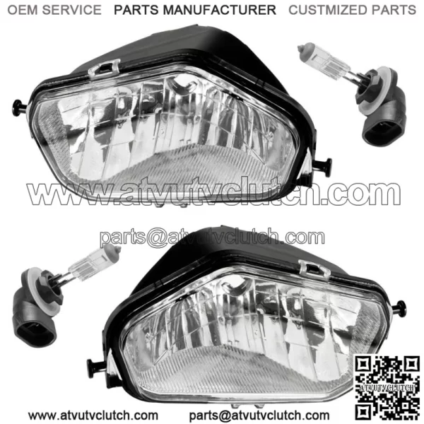 Front Left Right Headlight w/Bulb for Polaris Ranger Ranger 800 Crew 2010 For: Polaris Sportsman 800