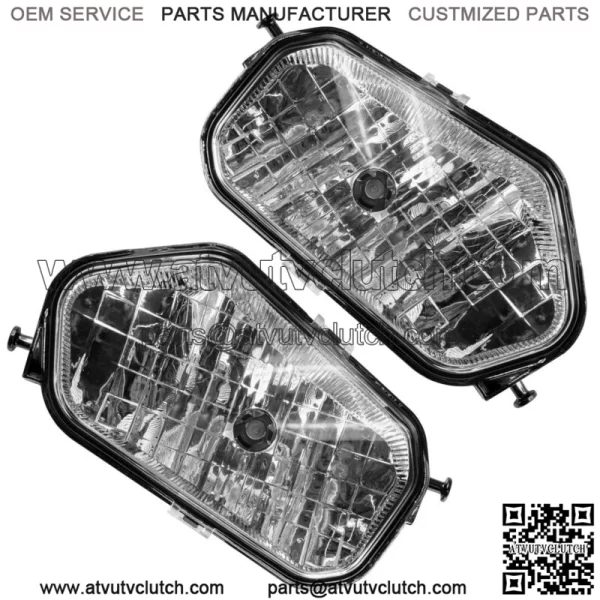 Front Left Right Headlight w/Bulb for Polaris Ranger Ranger 800 Crew 2010 For: Polaris Sportsman 800 - Image 5