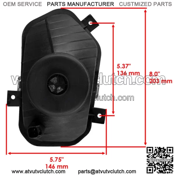 Headlights for Polaris Sportsman Forest 500 Tractor 2011 - 2014 Left Right For: Polaris Sportsman 570 - Image 3