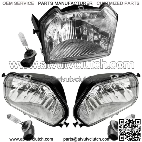 Headlight Complete Set For Polaris 2410614 2410615 2410616 Left Right Middle For: Polaris Sportsman 570