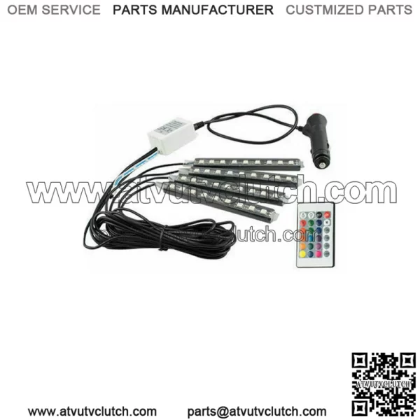 Parts Accessories RGB LED Lights Car Interior Floor Decor Atmosphere Strip Lamp (For: Ford F-150)