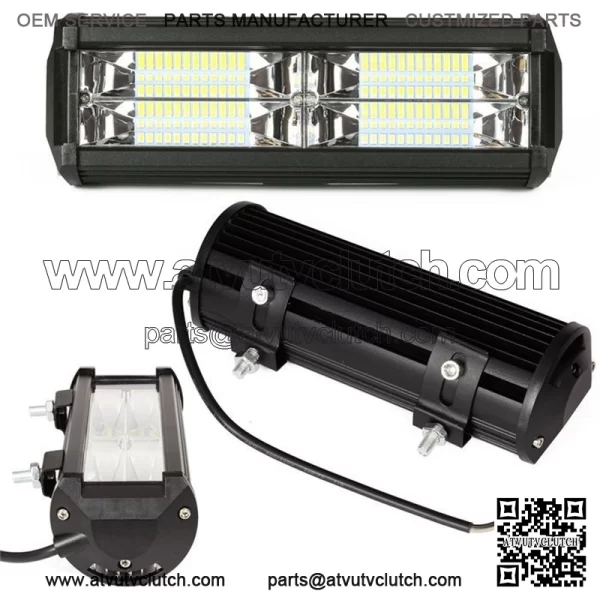 Led bar 9" 144W spot 4D homologation E9