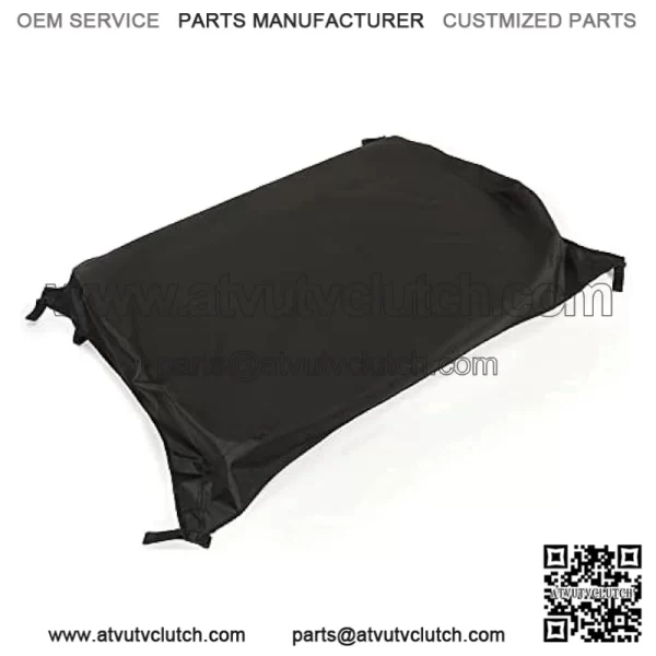 Black Soft Roof Compatible with John Deere HPX & XUV Gator with OPS (Rollbar) System roof panel Replacement for LP93127