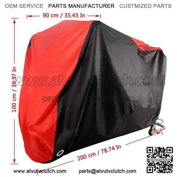 Motorcycle Cover Bike Scooter UV Dust Protector Waterproof For Honda Grom 125 - Image 2