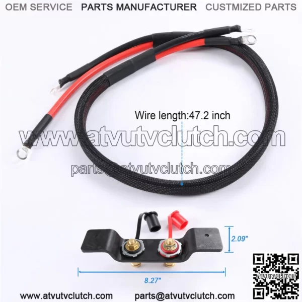 For Can-Am Maverick X3 Remote Battery Terminal Relocation Kit Battery Jump Post  For: More than one vehicle - Image 5