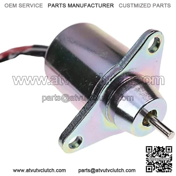 Fuel Shutoff Solenoid M810324 YM119233-77931 Compatible with John Deere 3203 4105 3032E 3036E 3038E YANMAR TB235 3TNV88-BPTB2 - Image 2