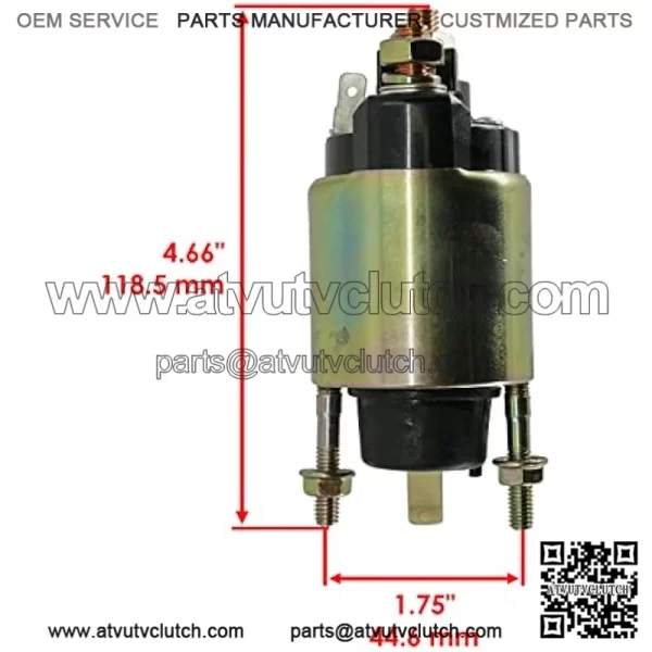 Starter Solenoid Compatible with John Deere 1200 1200A Bunker and Field Rake/Vehicle - Image 2