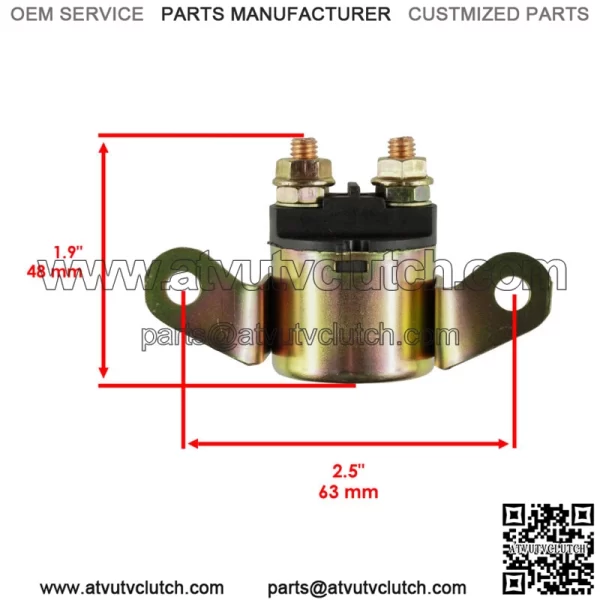 Starter Solenoid Relay for Polaris  Sportsman 800 2007-2012 For: Polaris Sportsman 800 - Image 2