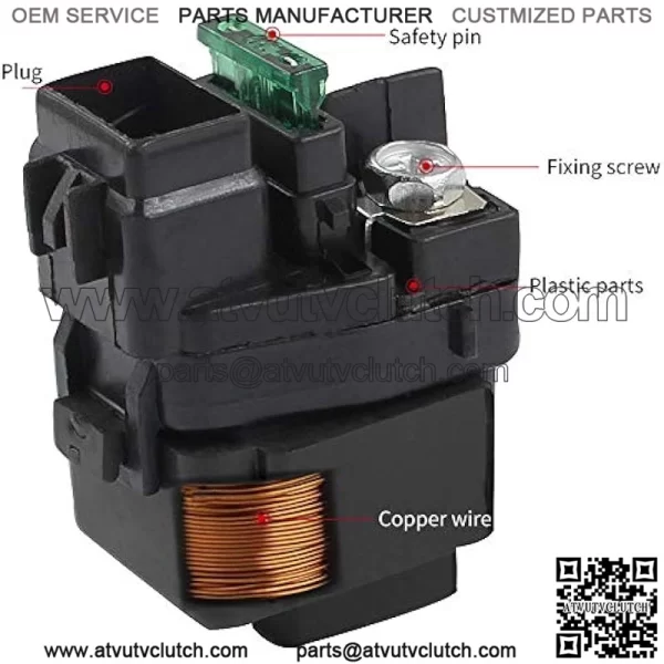 Solenoid Relay Starter Switch for arctic cat atv parts 400 / suzuki eiger 400 starter - Image 2