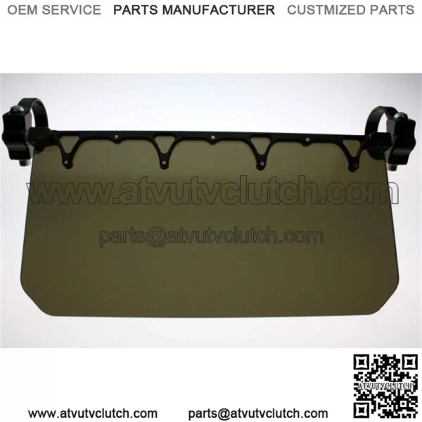 Axia Alloys Aluminum 12" Sun Visor & Clamp Polaris Yamaha Honda RZR Kawasaki  For: More than one vehicle