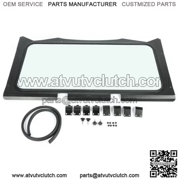 For 2016-2022 Kawasaki Teryx 800 /Teryx4 Full Clear Glass Windshield Steel For: More than one vehicle - Image 3