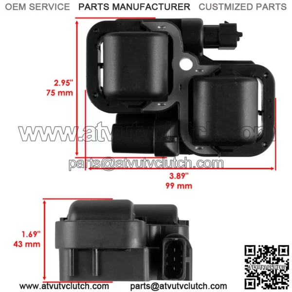 Ignition Coil for Polaris Sportsman 800 EFI 2005-2014 For: Polaris Sportsman 800 - Image 2