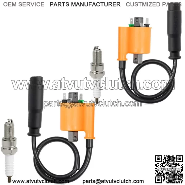 2X Ignition Coil Spark Plug For Kawasaki Teryx 750 800 KRF750 09-13 KRF800 15-22 For: More than one vehicle - Image 2