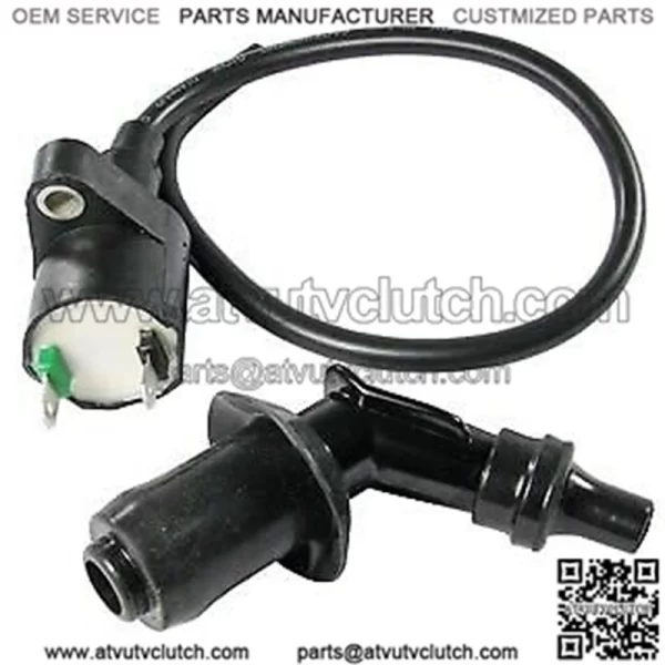 Peugeot Vivacity 100 Ignition Coil HT Lead and Spark Plug Cap