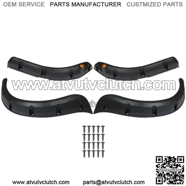 Golf Cart Fender Flares Front And Rear for Club Car Precedent 2006+ Set of 4