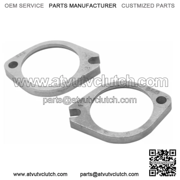 Intake Manifold Flanges Flange Front & Rear Set Harley Big Twin Sportster (For: Harley-Davidson)