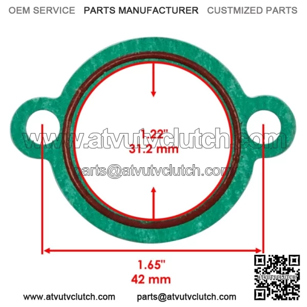 Tensioner Gasket for Yamaha Raptor 700 YFM700R YFM 700R 2006-2017 (For: Yamaha Raptor 700) - Image 2