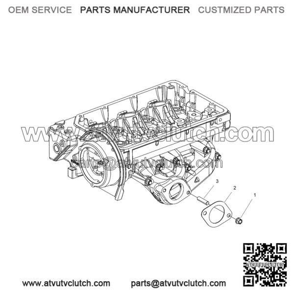 Polaris Gasket,  OEM Part 3040083, Qty 1