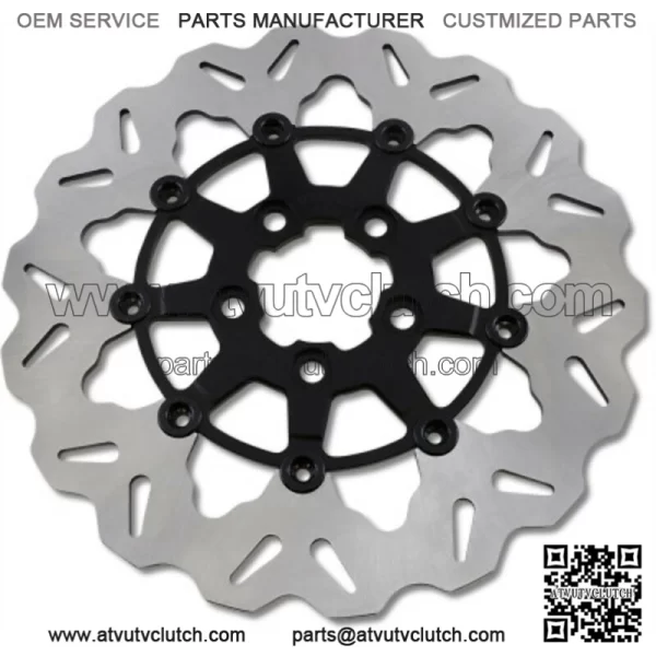 Galfer Black Stainless Floating Wave Rear Brake Rotor Disc Harley Touring 08-20 (For: Harley-Davidson)
