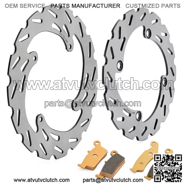 MX Brake Disc Set and Brake Pad For HONDA CR R- CR E
