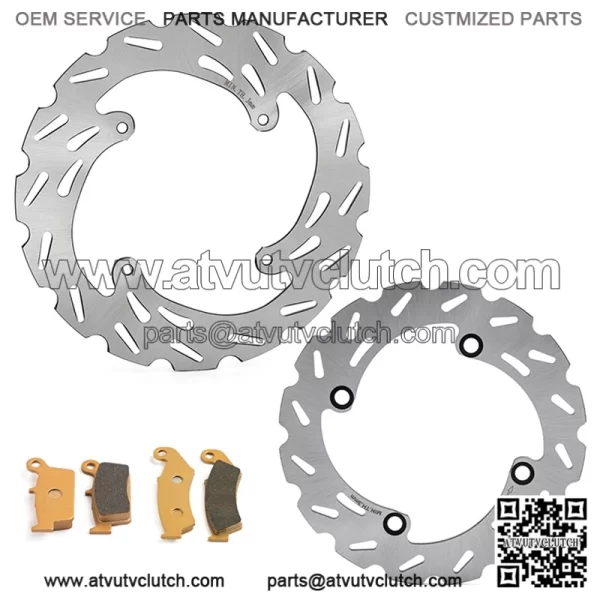 MX Brake Disc Set and Brake Pad For HONDA CR R- CR E - Image 2