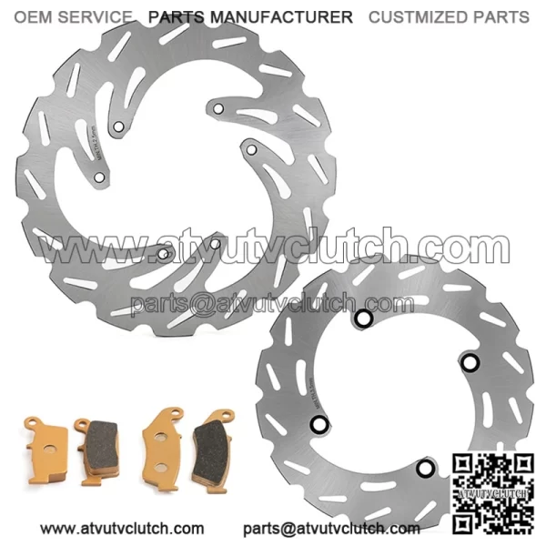 Dirt Bike Stainless Steel Brake Disc Set and Brake Pad for HONDA Dirt Bike