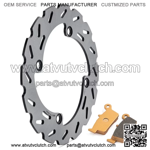 220mm Stainless Steel Rear Brake Disc Rotor And Brake Pad For HONDA CR R- CR E Series - Image 2